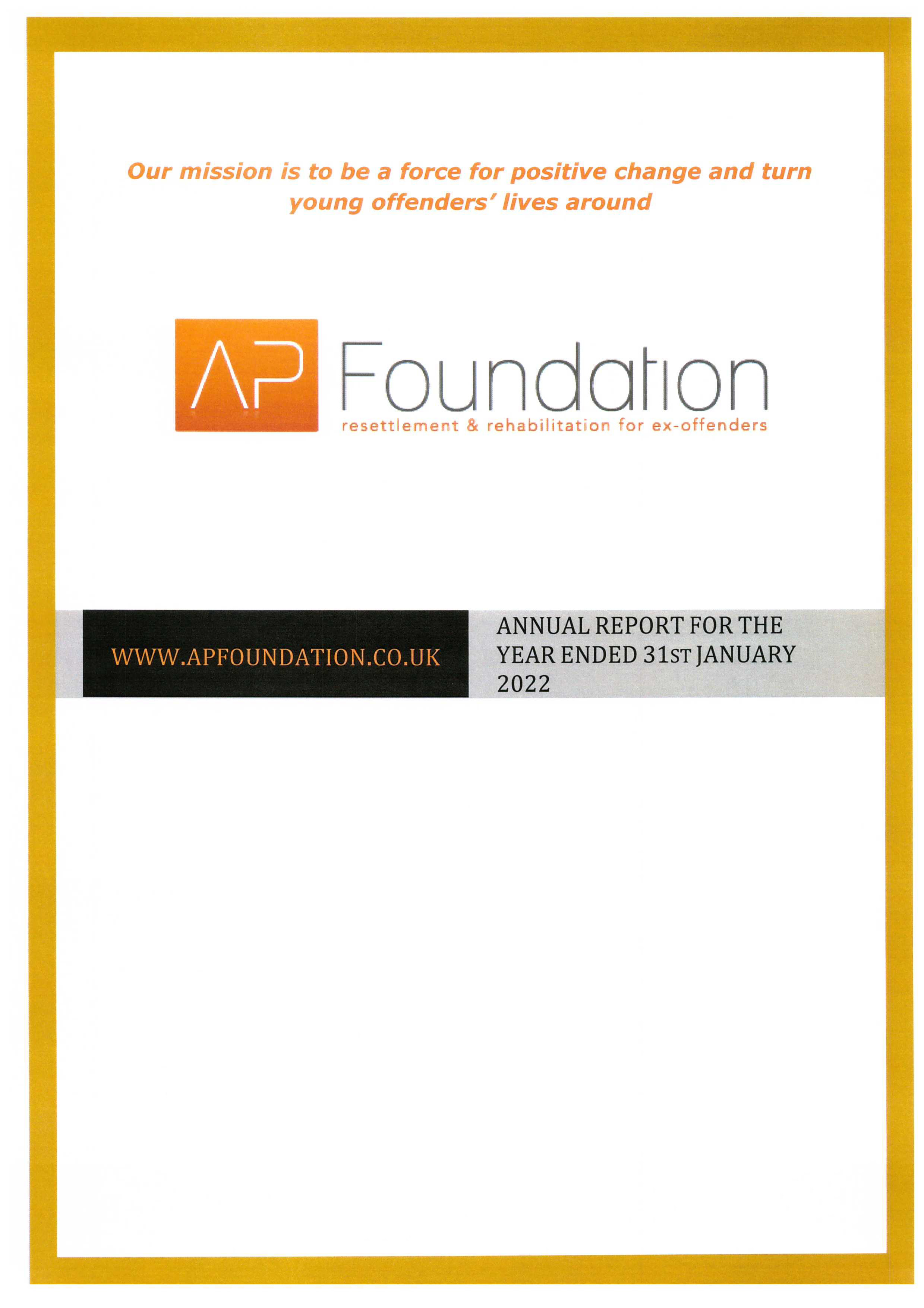 ap foundation annual report